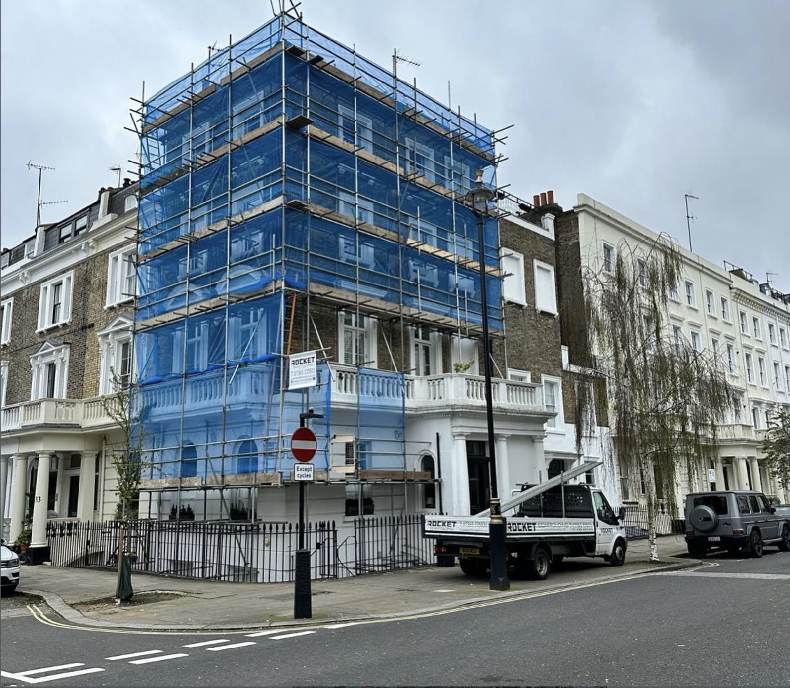 Commercial building scaffolding, London — Rocket Scaffolding