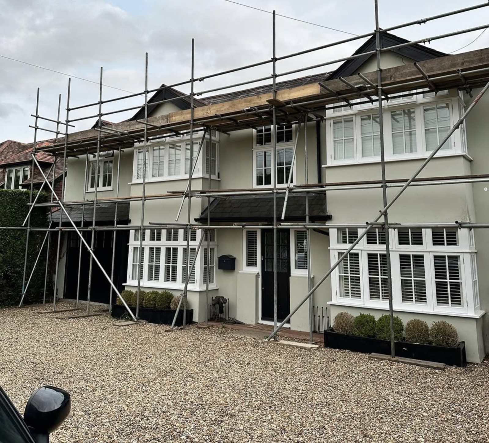 Full residential scaffold by Rocket Scaffolding, London